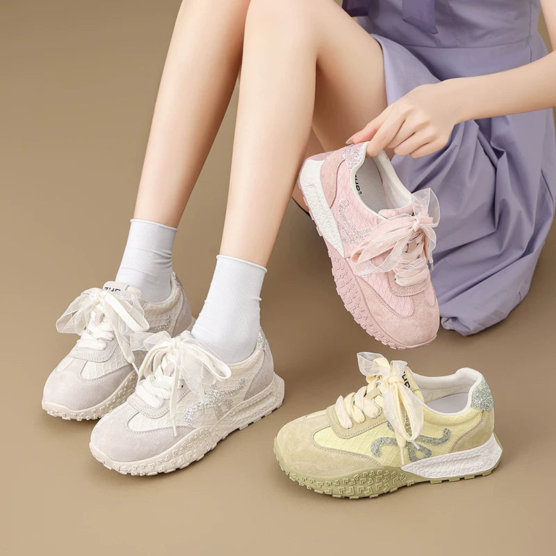 厚底バレエ風ジャーマントレーナー（薄手）