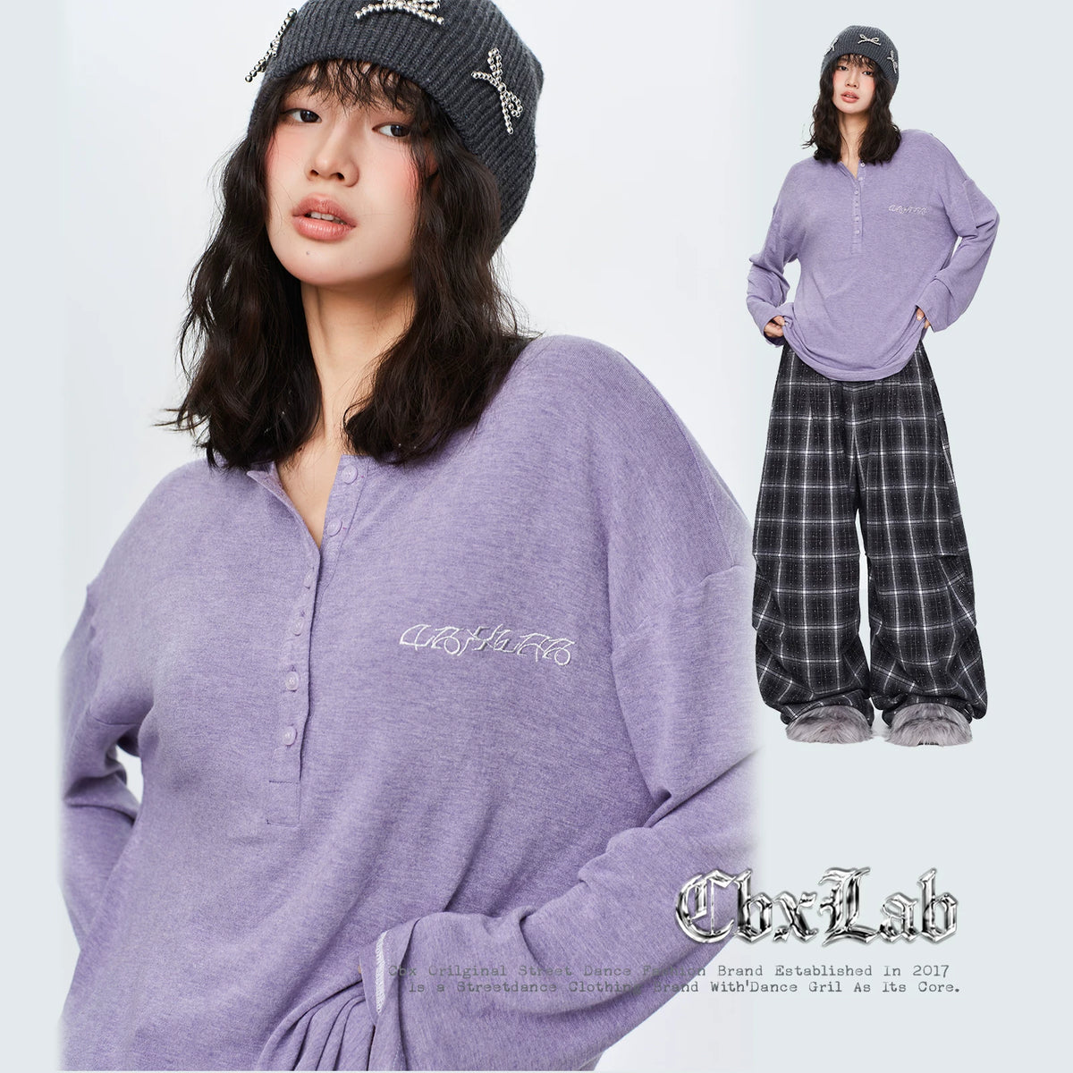 ゆったり 長袖カバーアップトップス