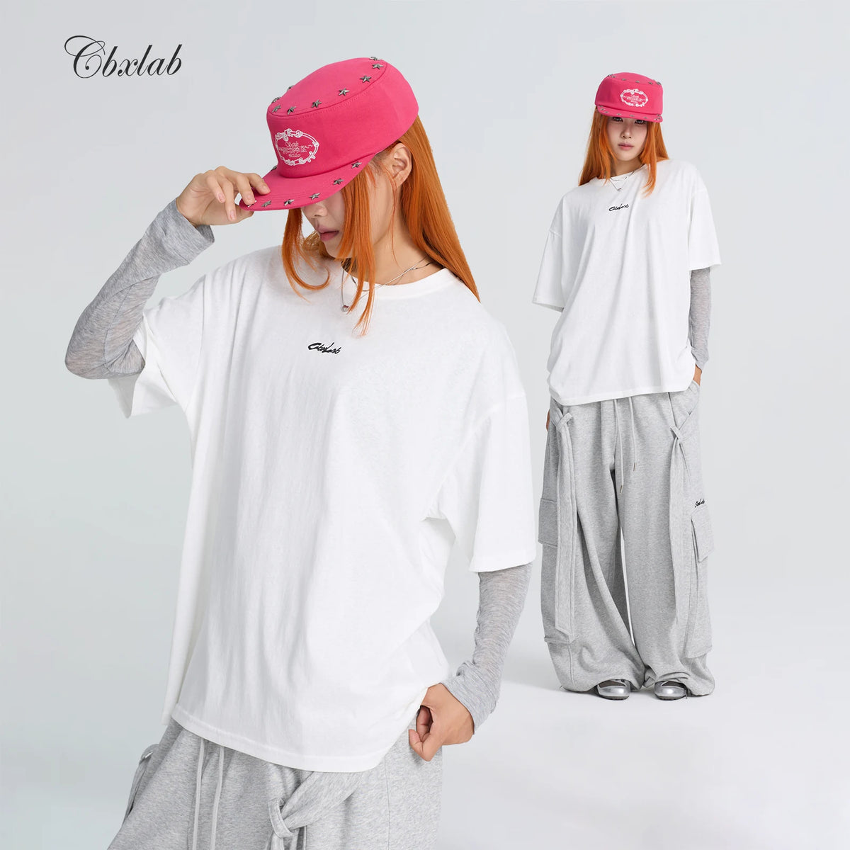 オーバーサイズ長袖Tシャツ