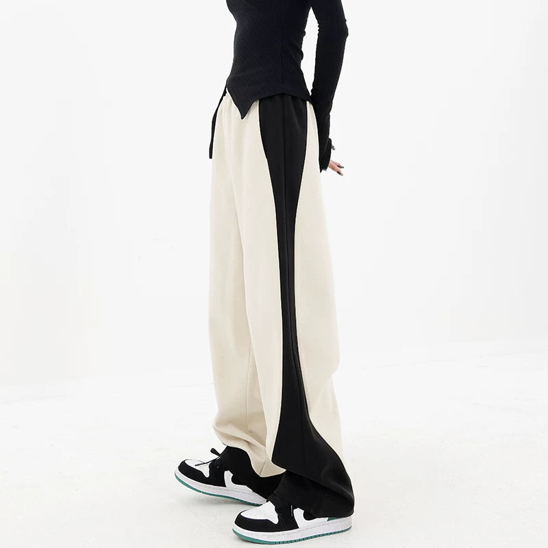 ハイウエストストレートワイドスウェットパンツ