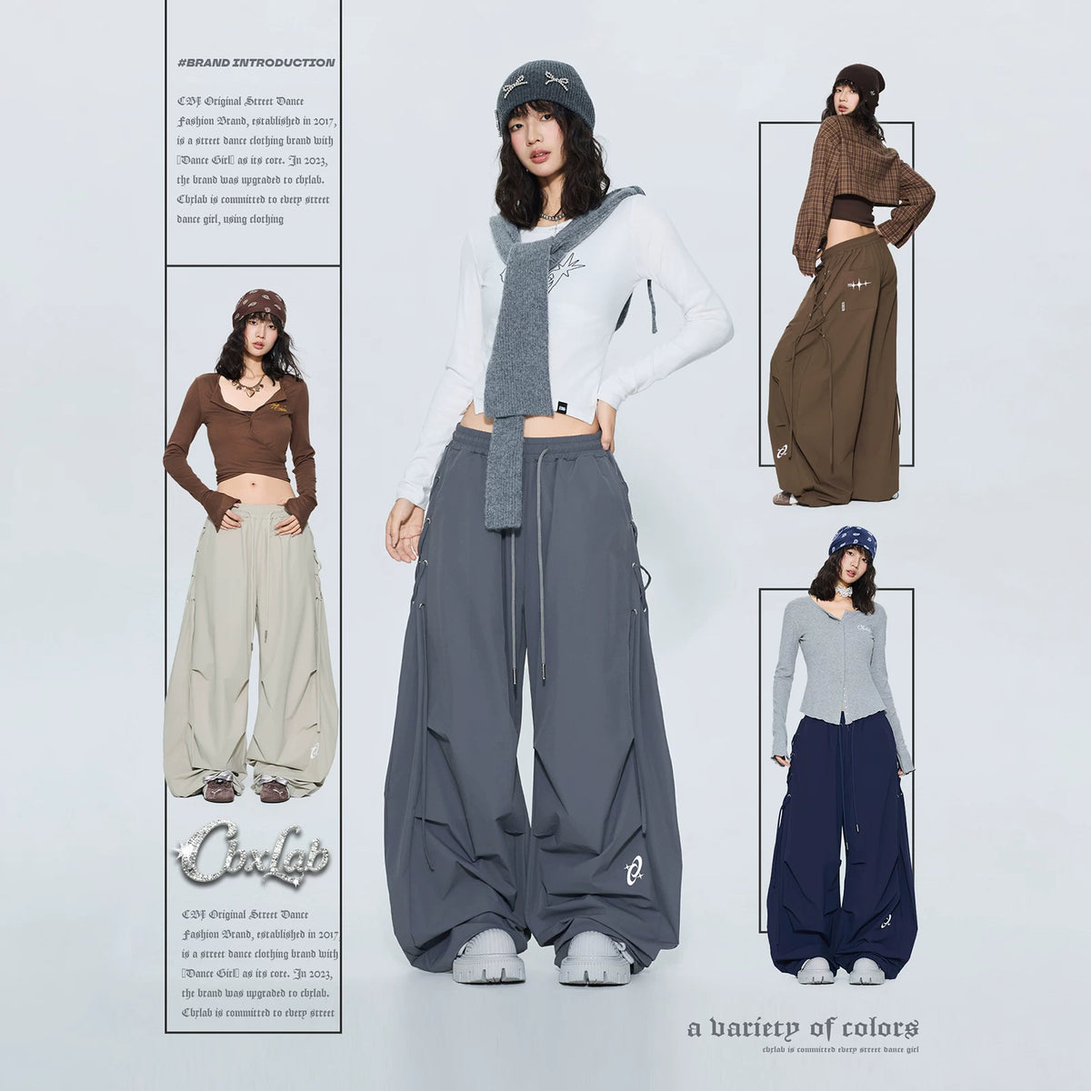 変形デザインバナナパンツ