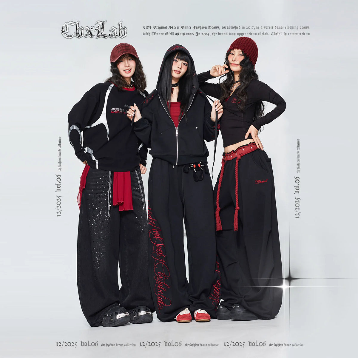 ゴシック 長袖×ジャージパンツ セットアップ