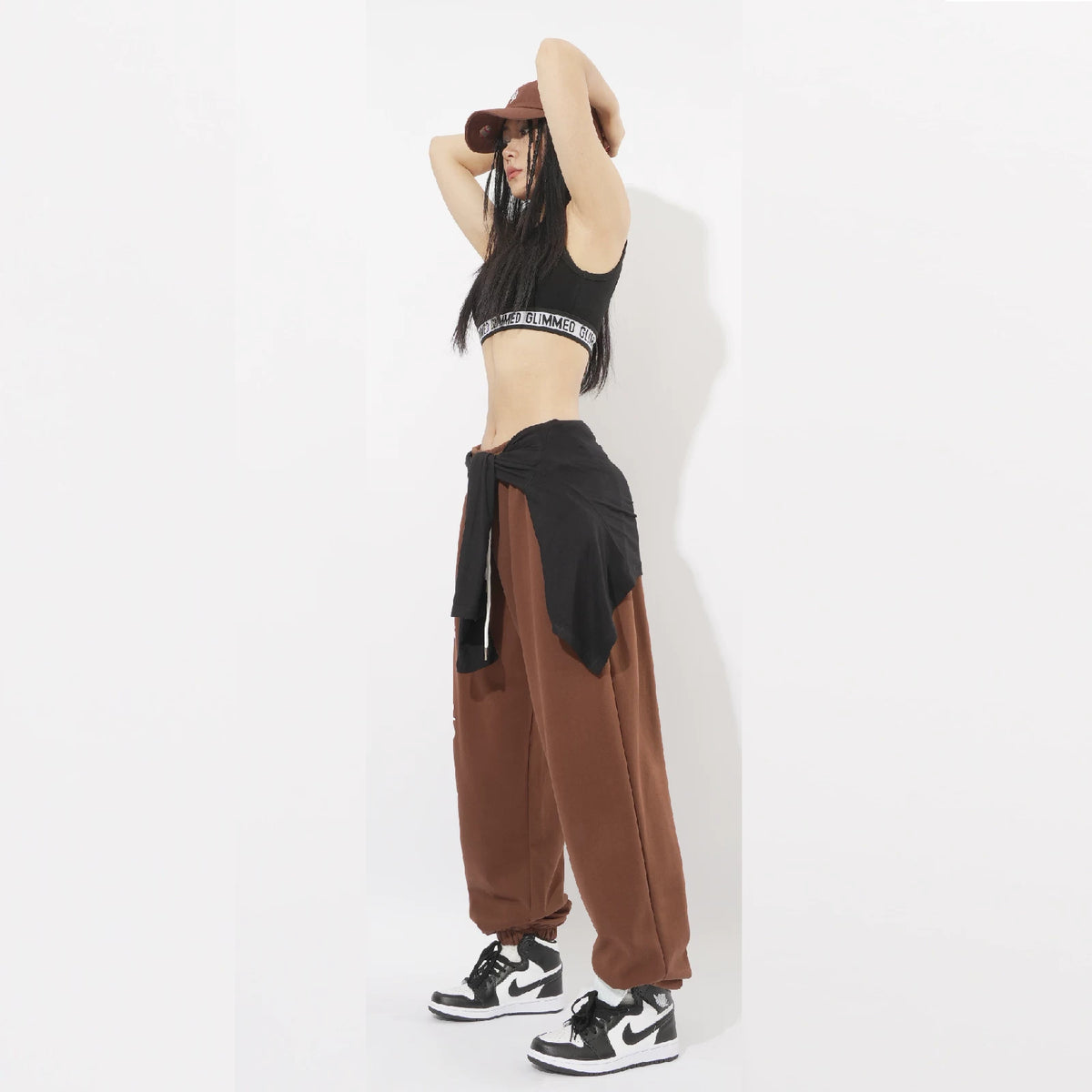 無地ストレッチカーディガン