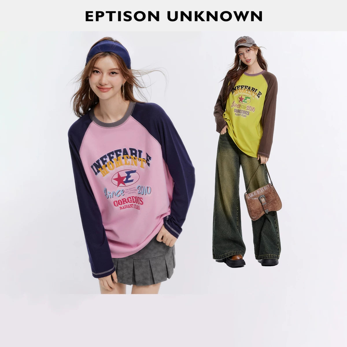 コットンラグラン長袖Tシャツ