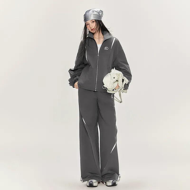 スポーティ ジャケット＆パンツ セットアップ