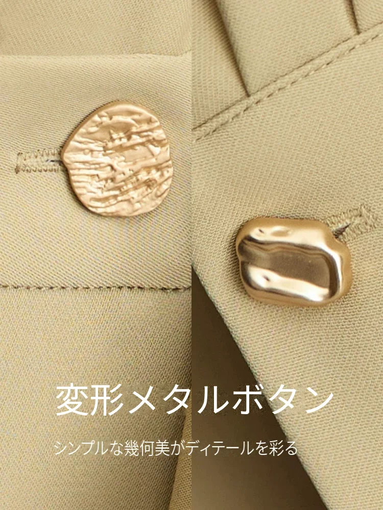 Amii 重ね着風 長袖シャツワンピース