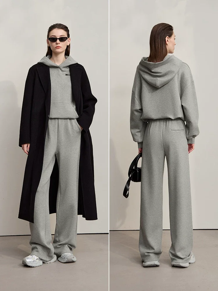 Amii ダンボールニット スウェット＆パンツ セットアップ