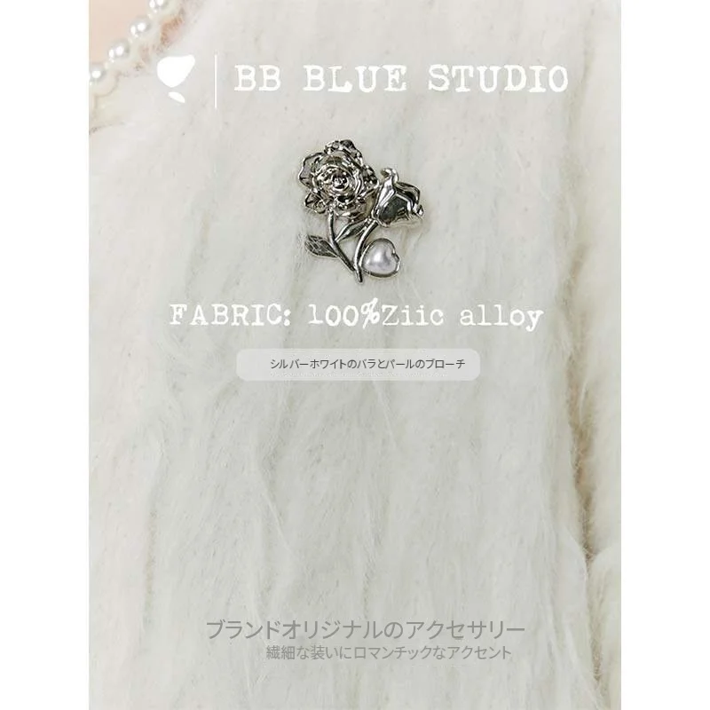 BB BLUE ブローチ シルバー｜商品写真