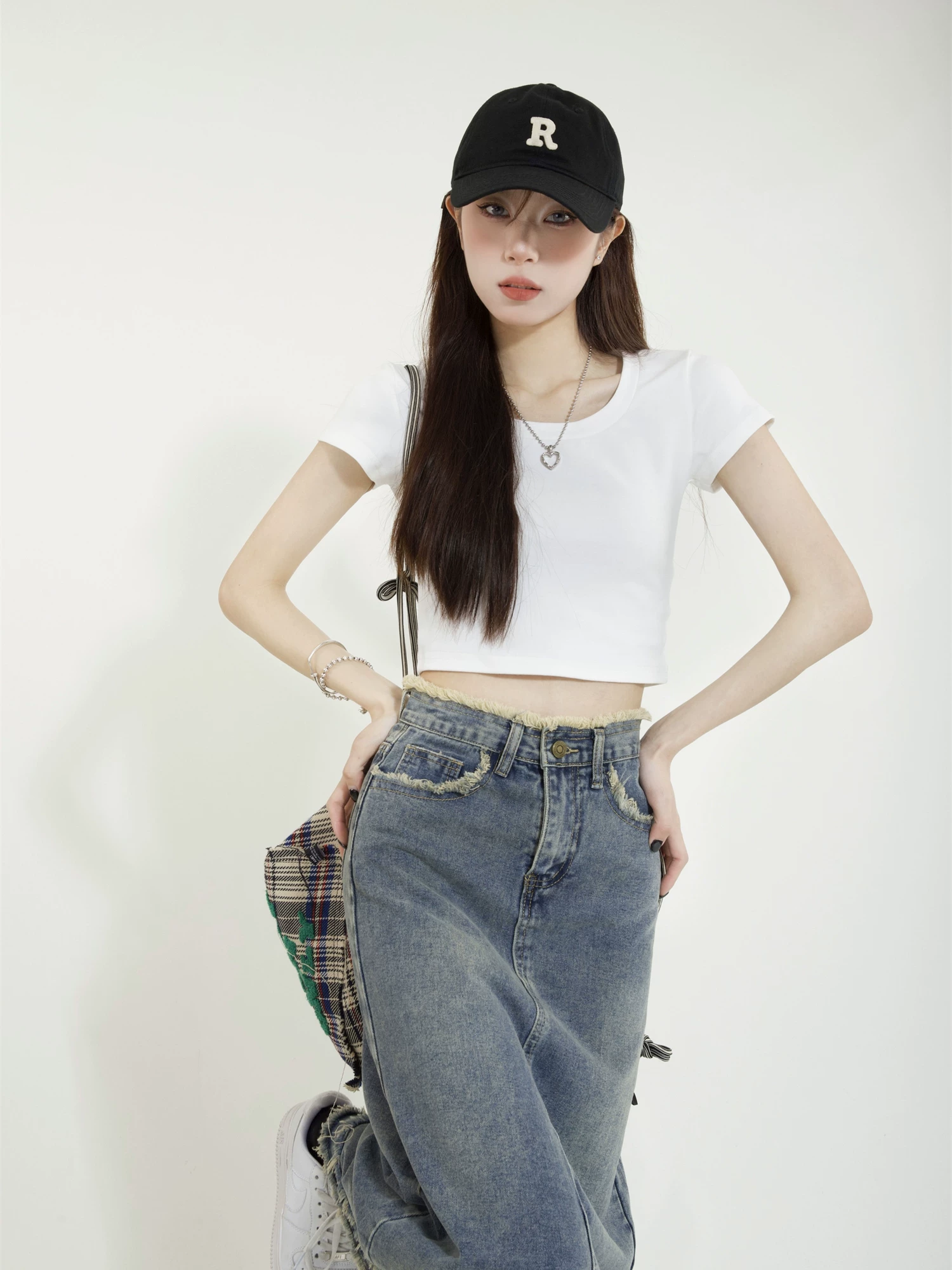 ショート丈 半袖Tシャツ 商品説明・サイズ資料