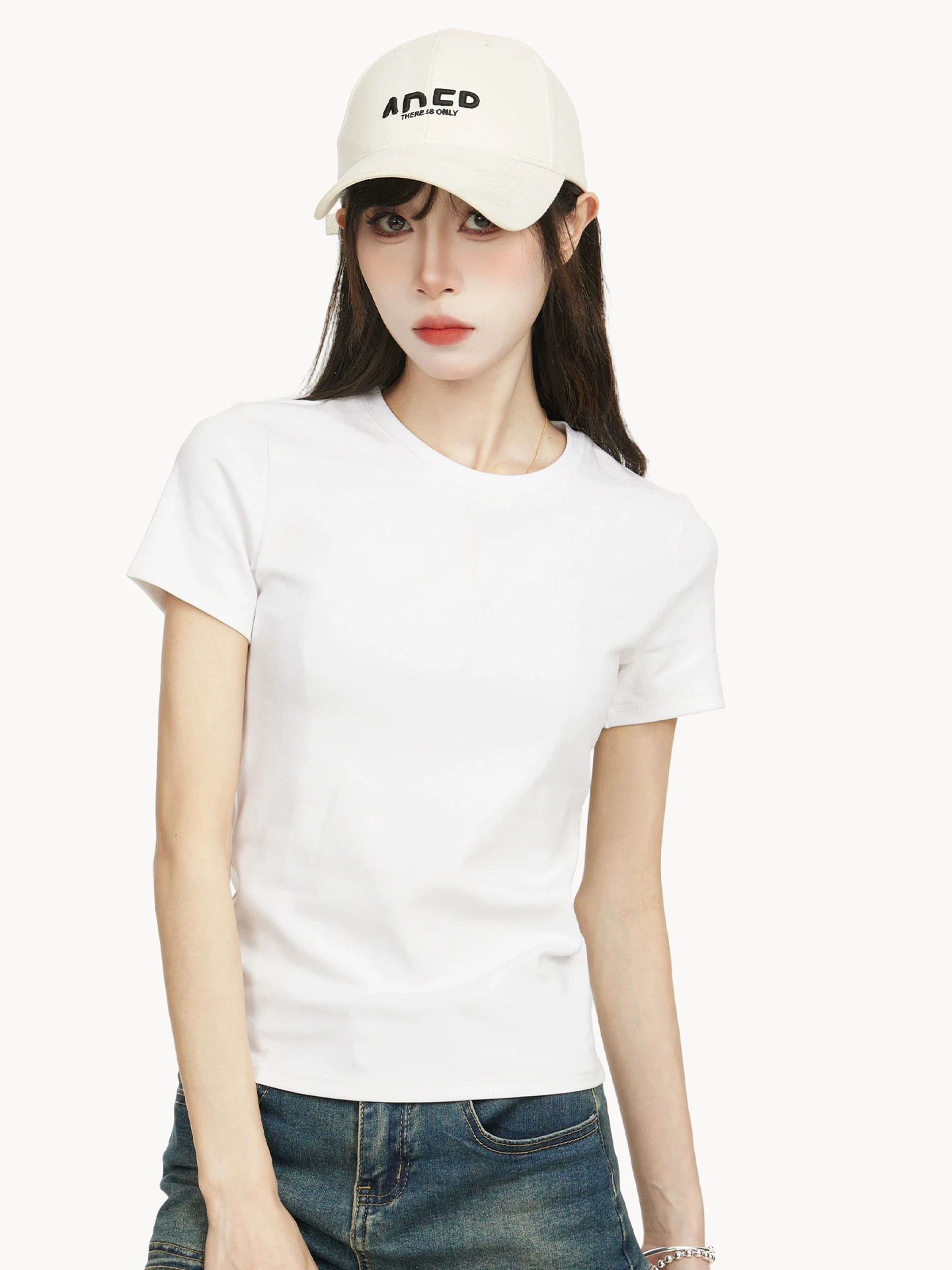 クルーネック 半袖Tシャツ 商品写真