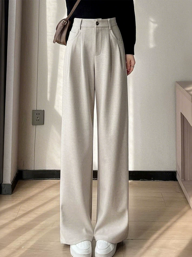 ハイウエスト ワイドパンツ 商品写真