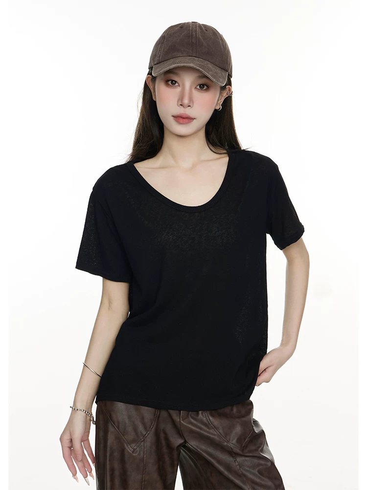 Vネック 半袖Tシャツ 商品写真