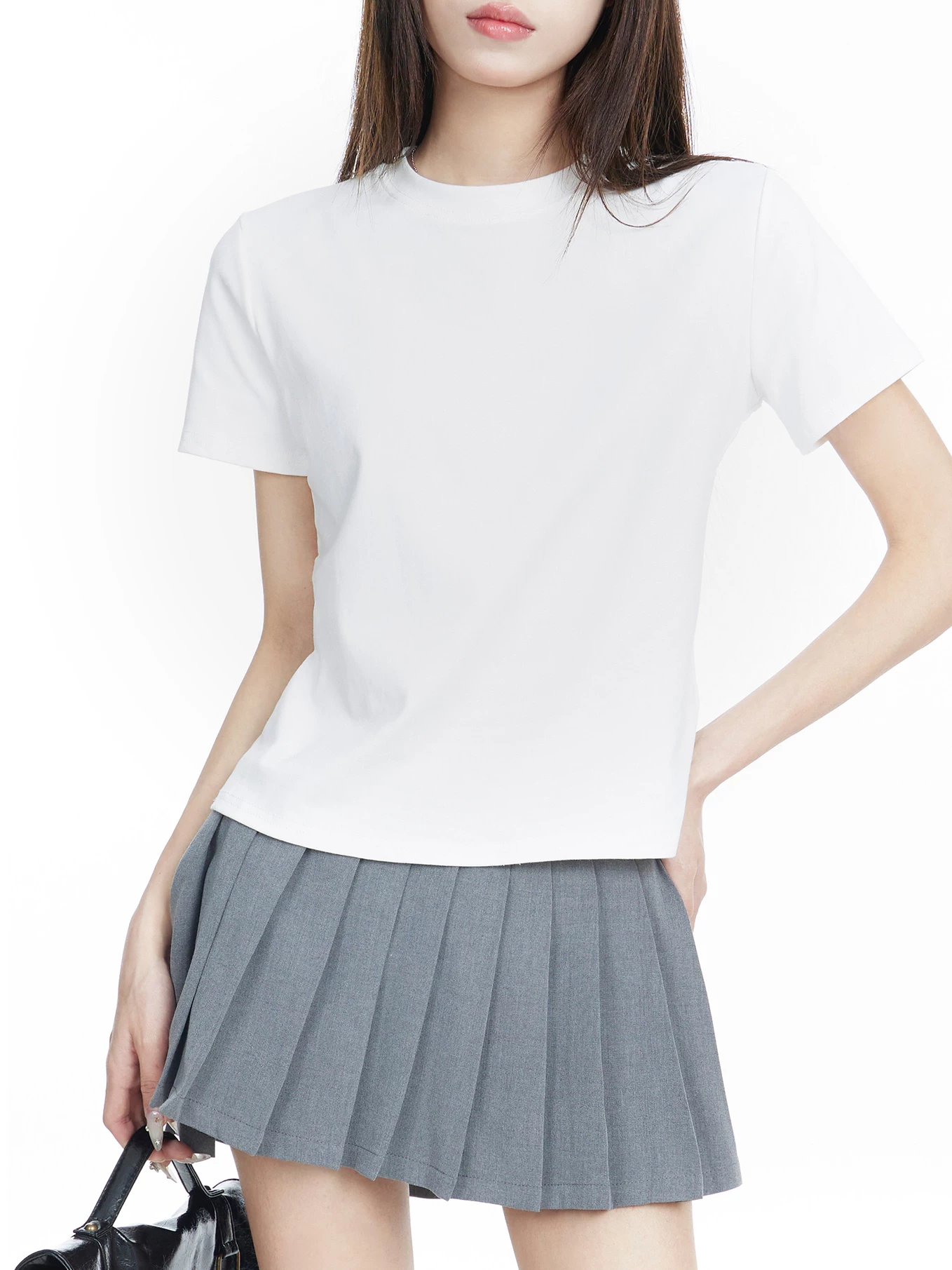 クルーネック 半袖Tシャツ 商品写真