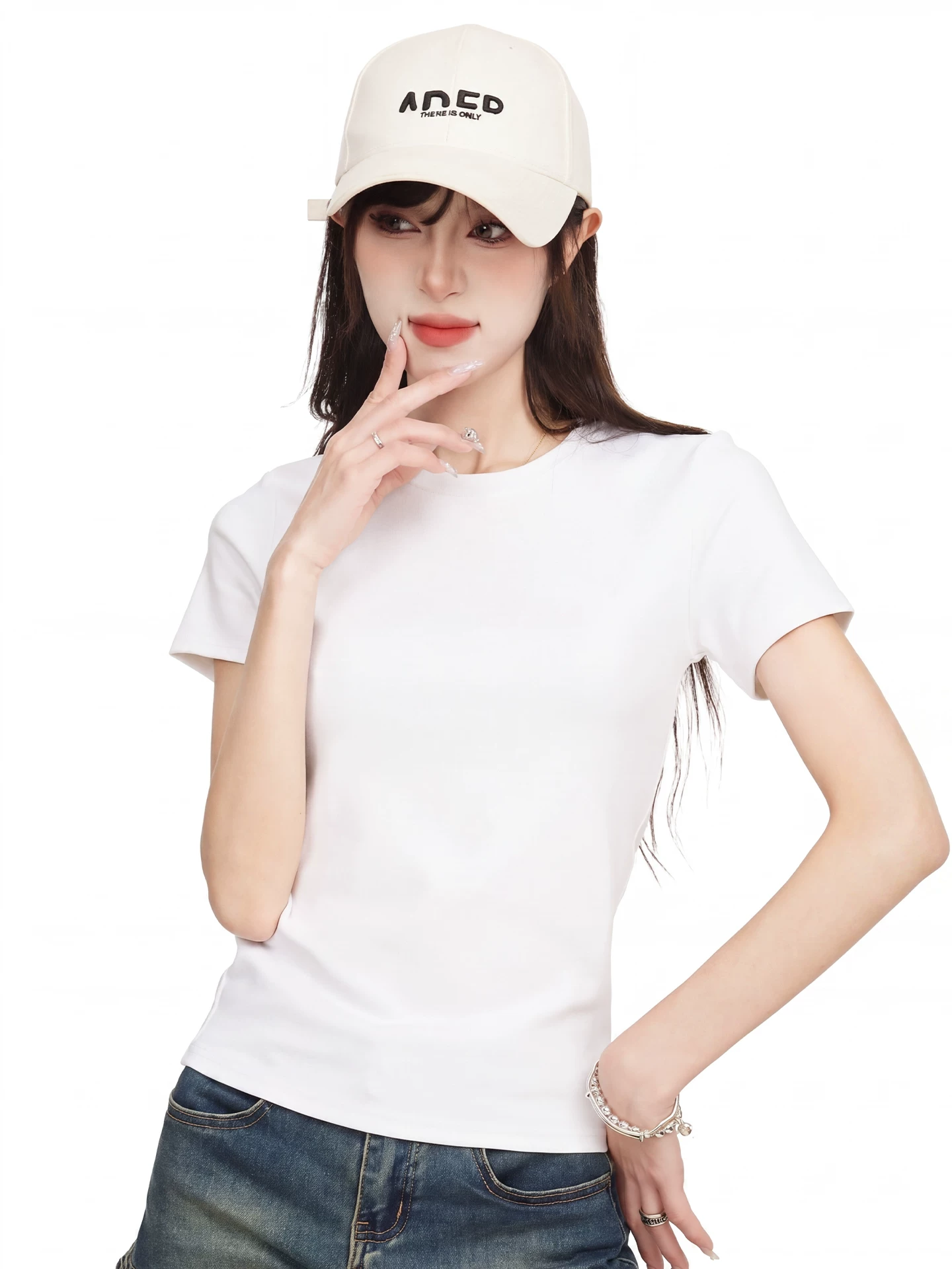 クルーネック 半袖Tシャツ 商品写真