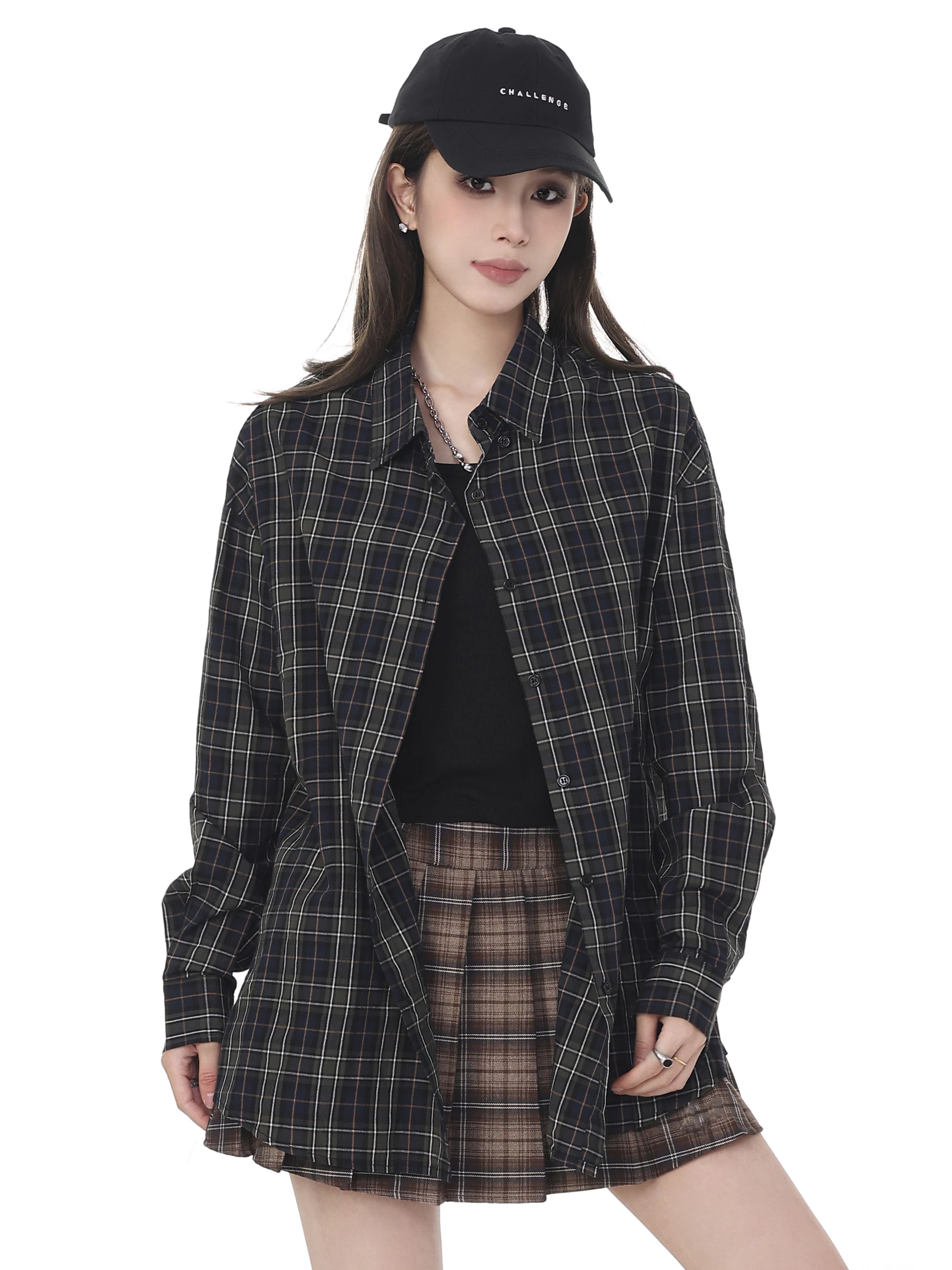 チェック 長袖シャツ 商品写真
