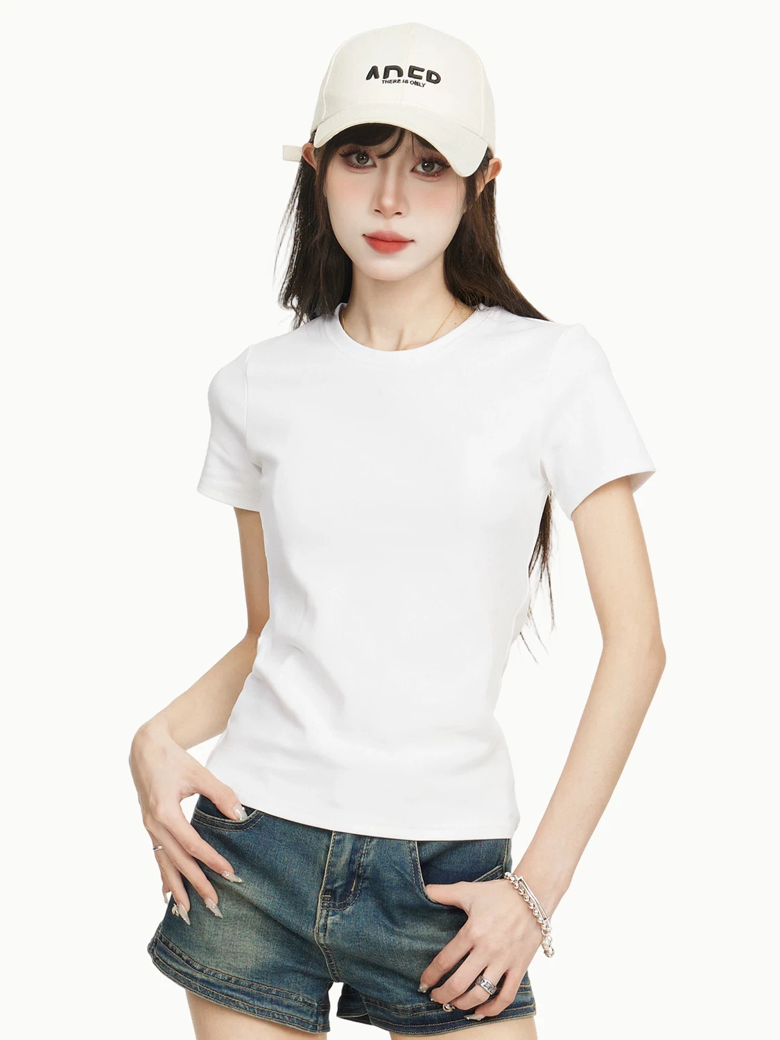 クルーネック 半袖Tシャツ 商品写真