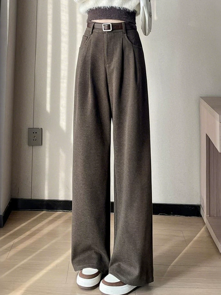 ハイウエスト ワイドパンツ 商品写真