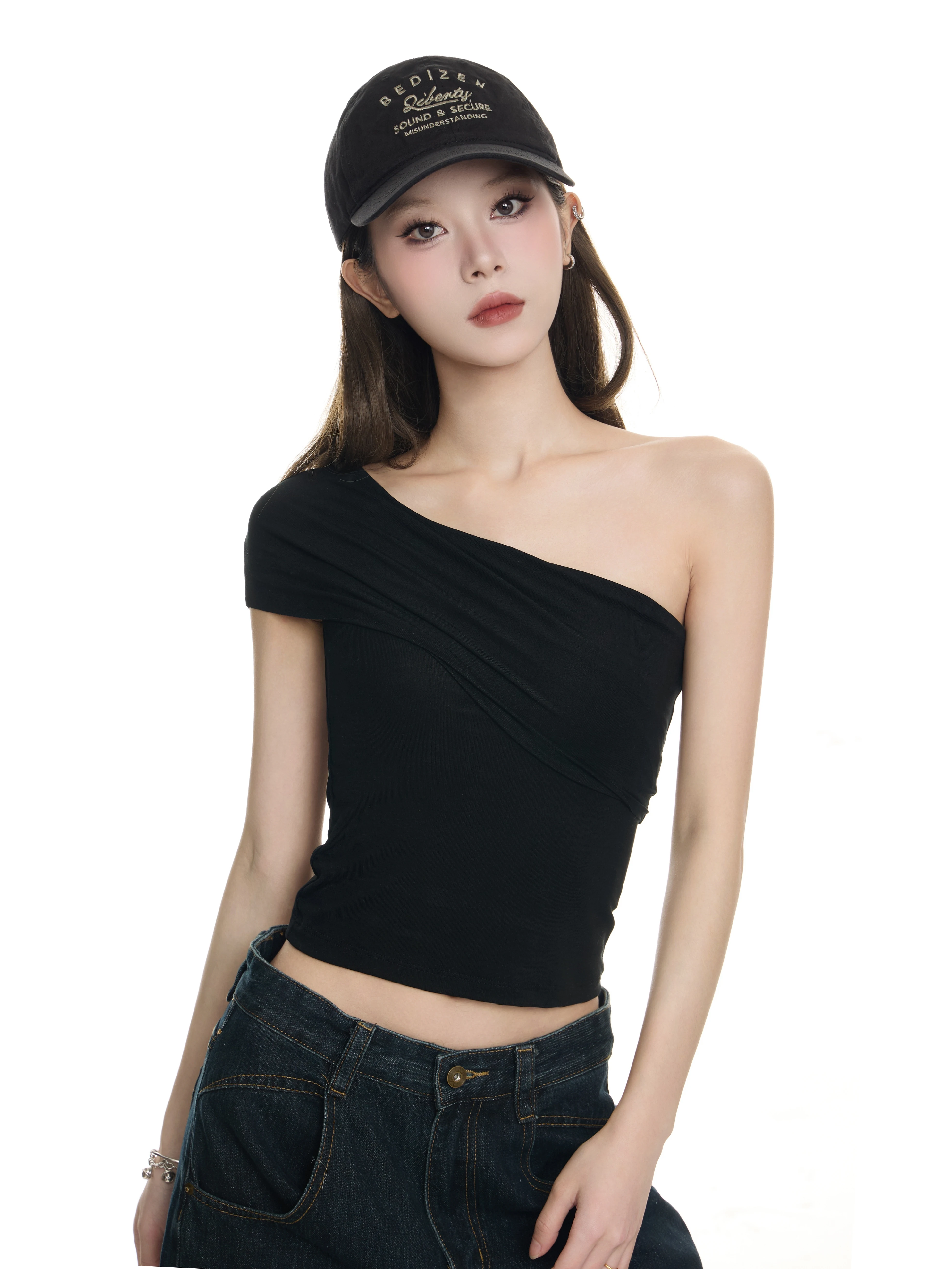 オフショルダー 半袖Tシャツ 商品写真