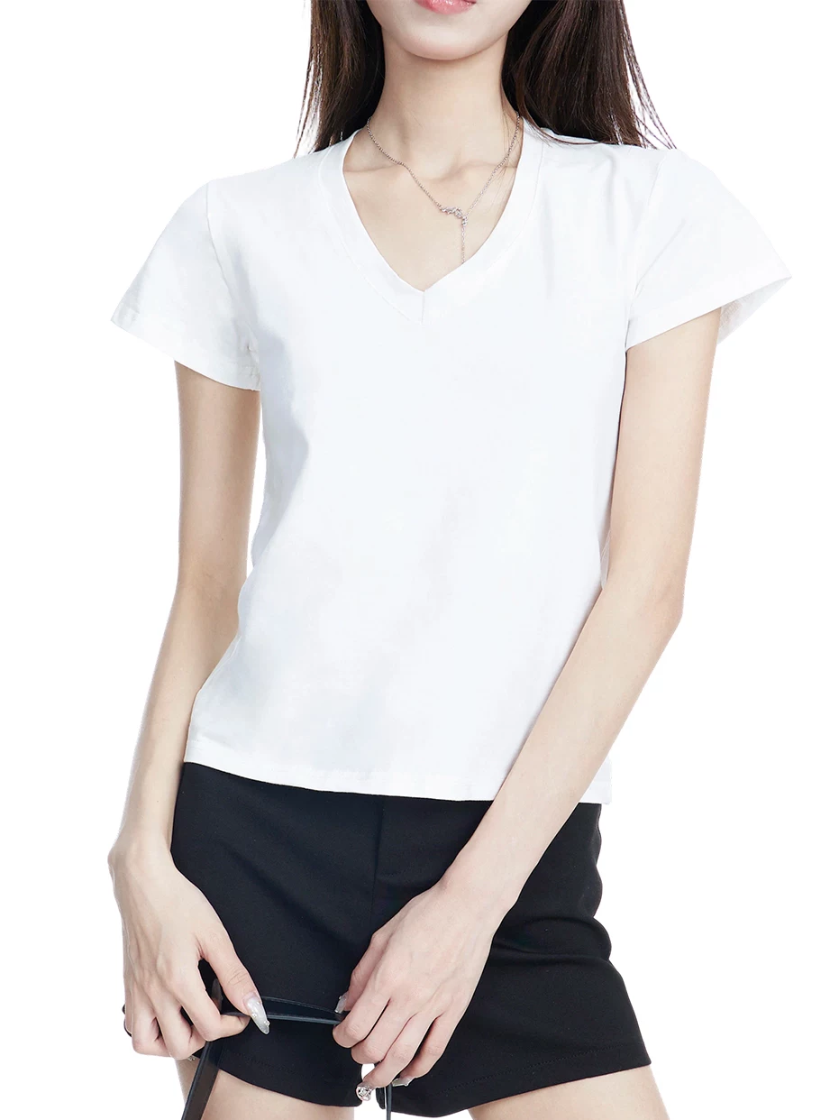 Vネック Tシャツ 商品写真