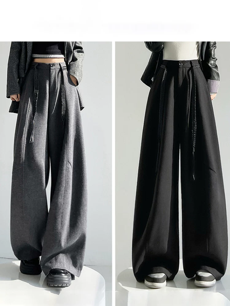 ハイウエスト カーブワイドパンツ 商品写真