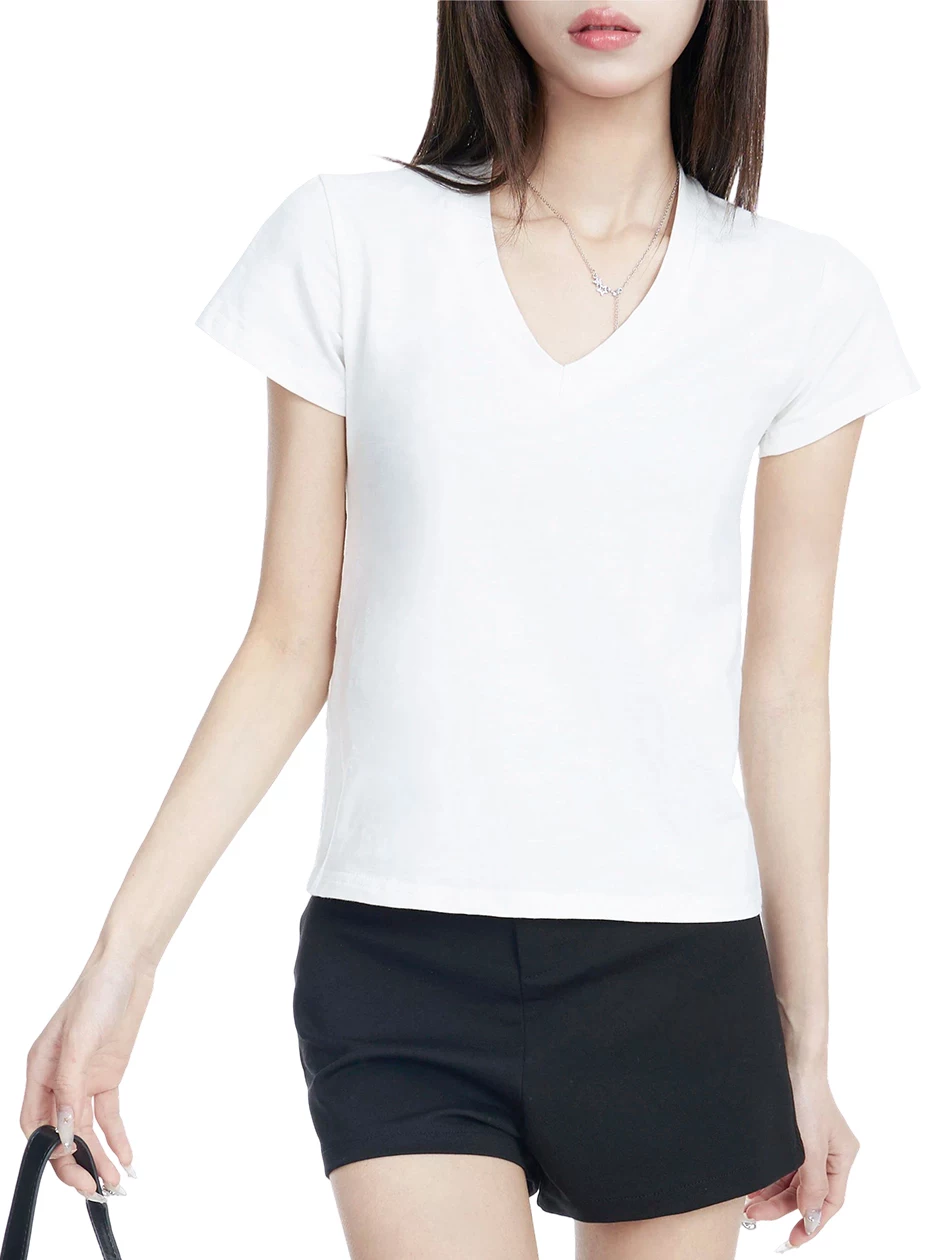 Vネック Tシャツ 商品写真