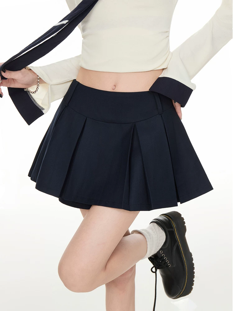 ハイウエスト プリーツミニスカート 商品写真