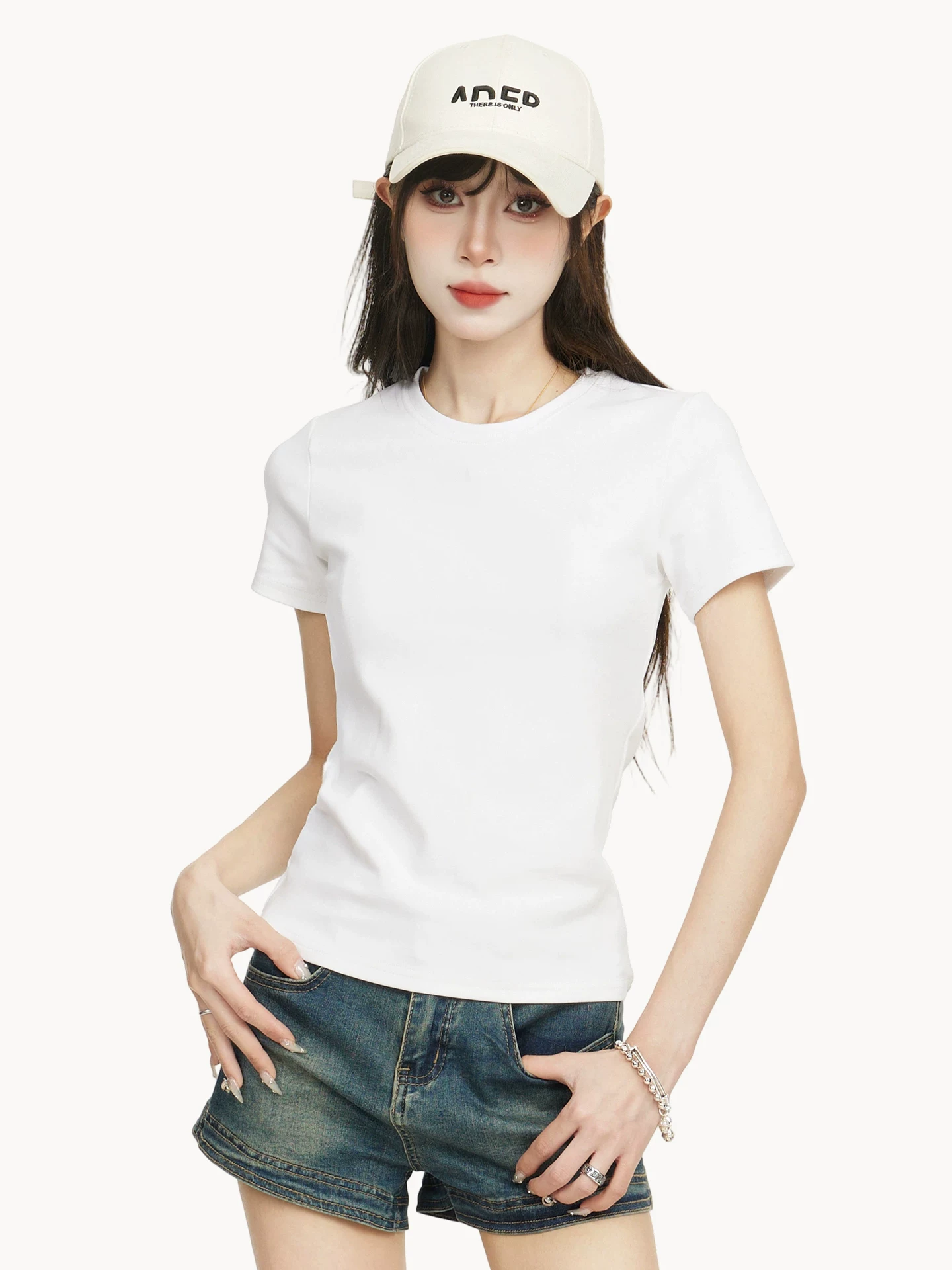 クルーネック 半袖Tシャツ 商品写真