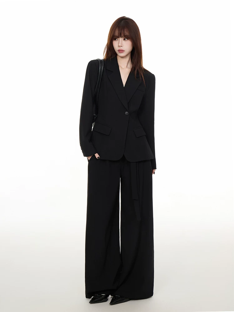 ハイウエスト ワイドパンツ 商品写真
