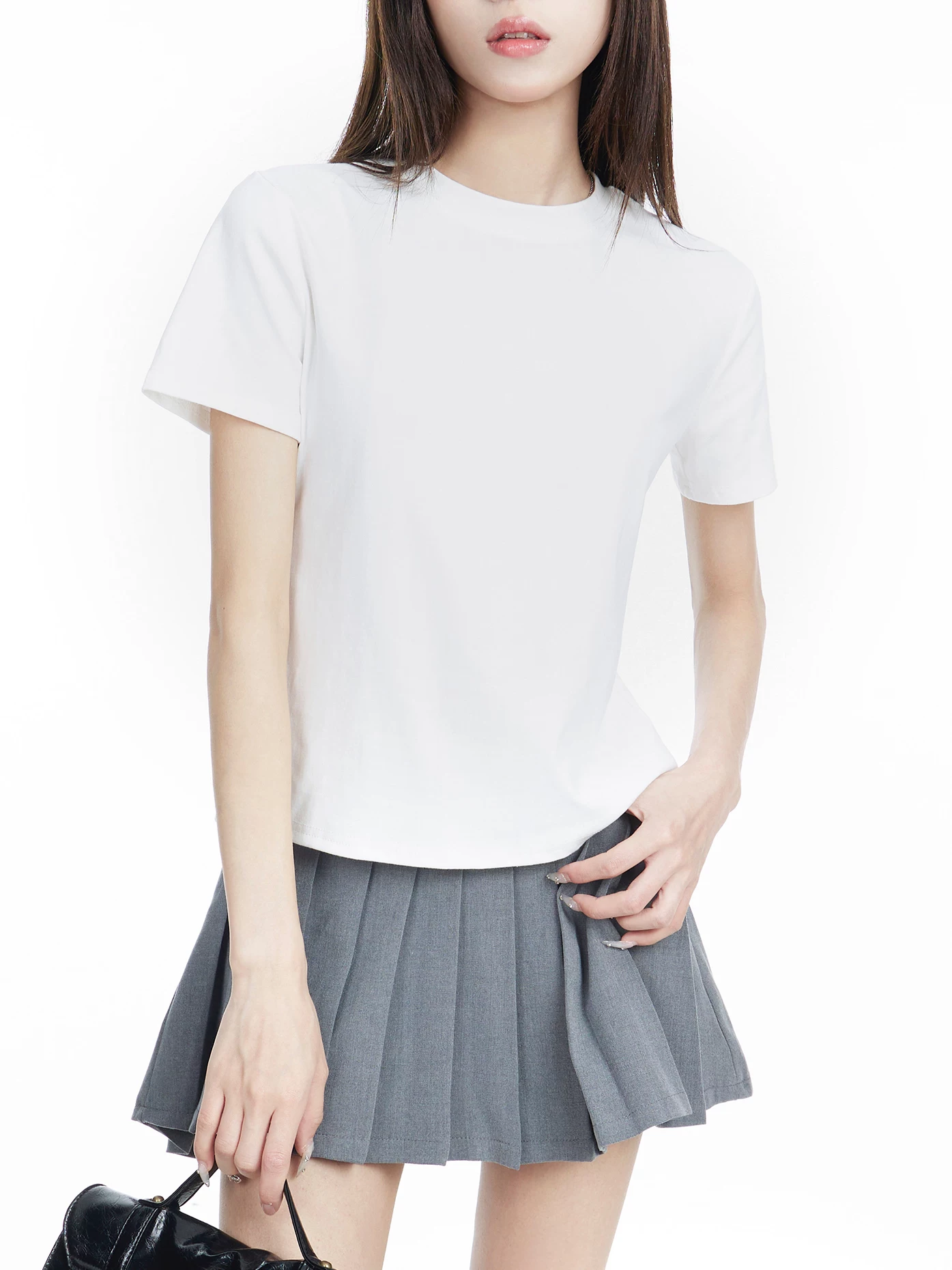 クルーネック 半袖Tシャツ 商品写真