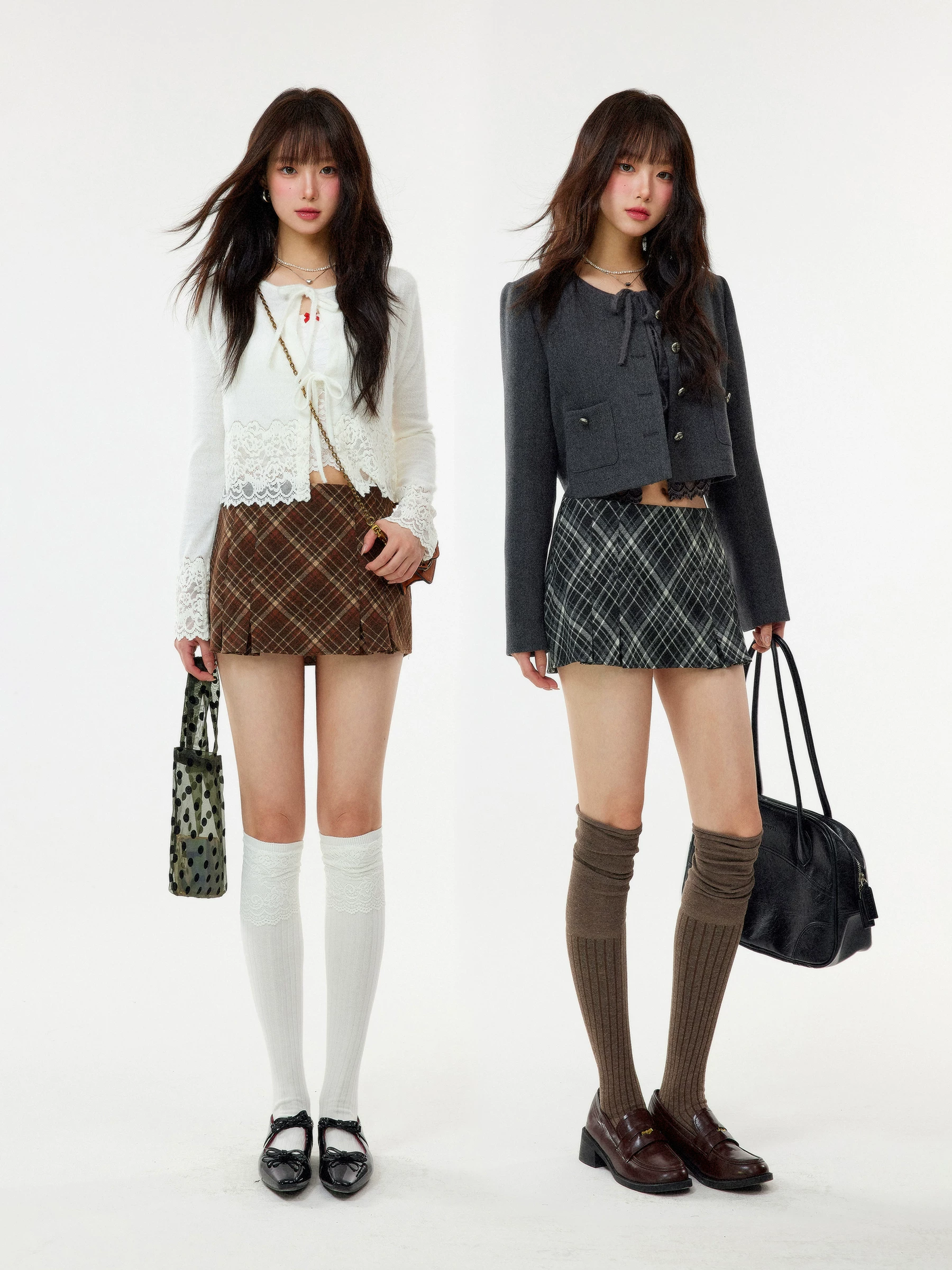チェック柄 ミニスカパン 商品写真
