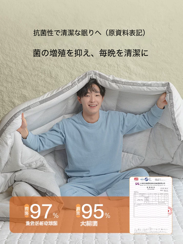 HLA 起毛生地のウール混掛け布団 商品写真