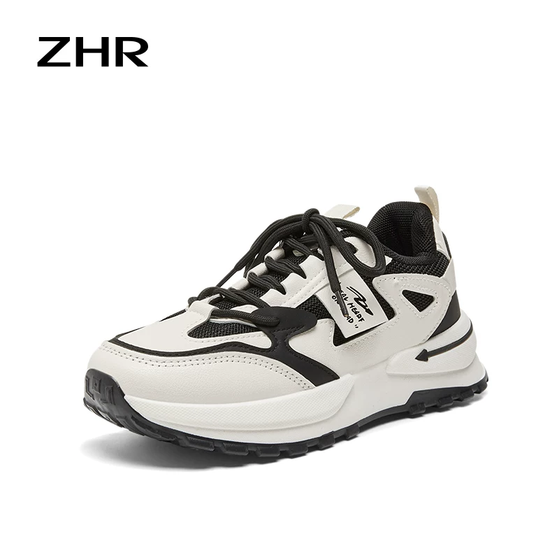 ZHR 配色ボリュームソール スニーカー（通常裏地）