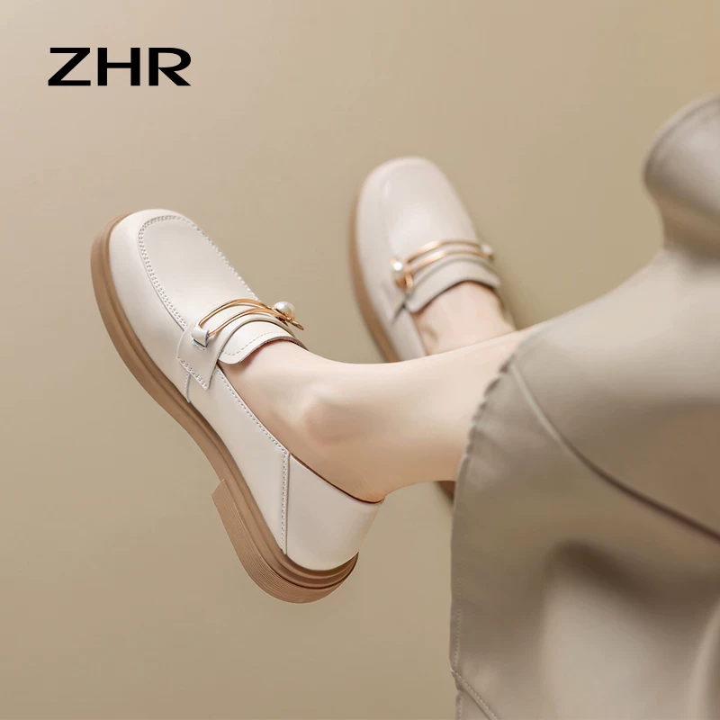 ZHR 3cm厚底 ビットローファー
