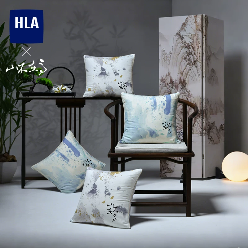 HLA 山不在高 クッション スモークホワイト 45×45cm 商品写真