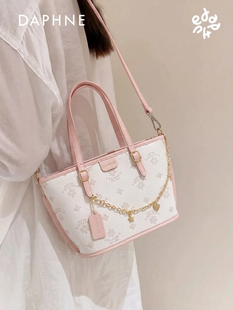 プリント バスケットバッグ 2WAY 斜め掛け｜商品写真