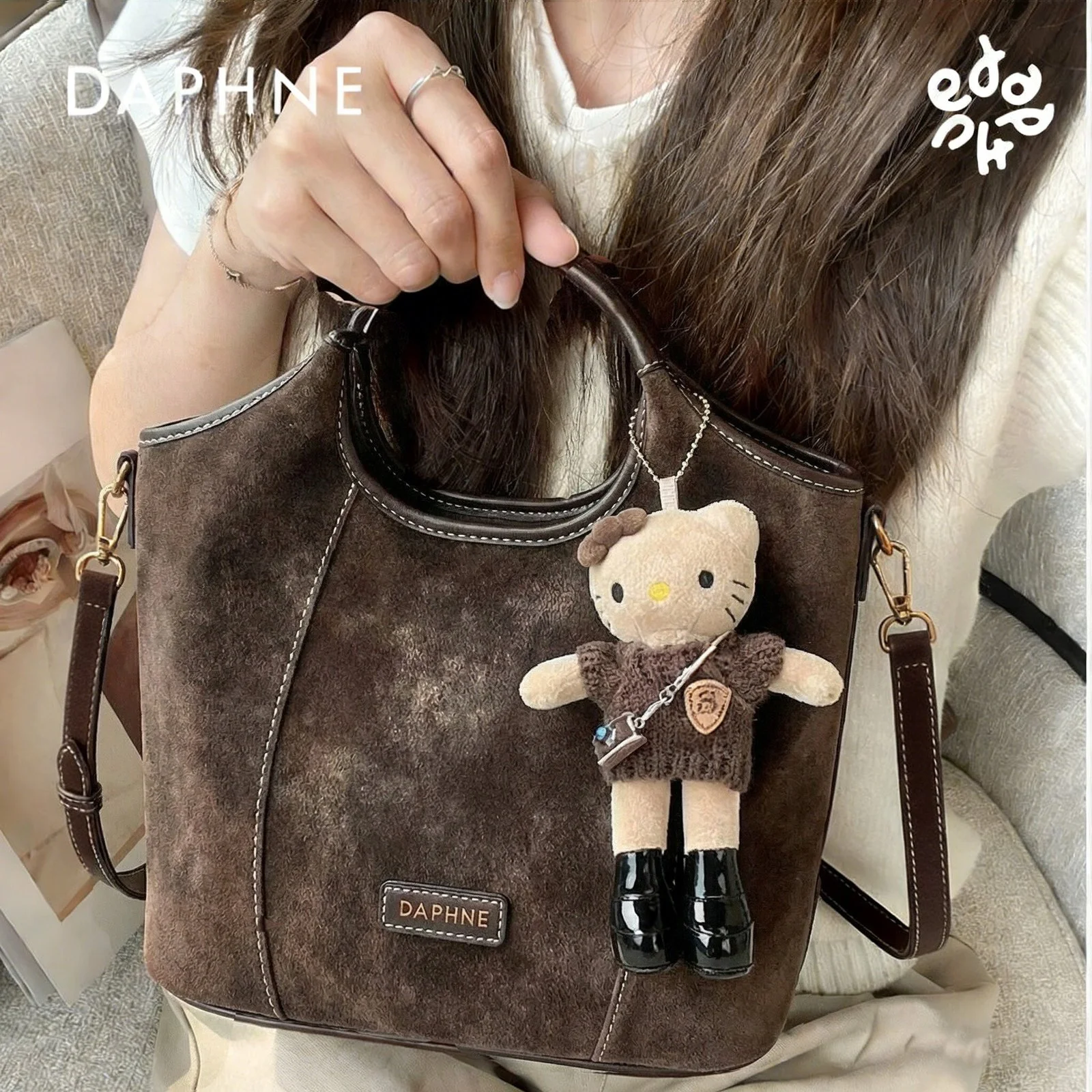 レトロ ハンドバッグ 2WAY ショルダー 斜め掛け｜商品写真