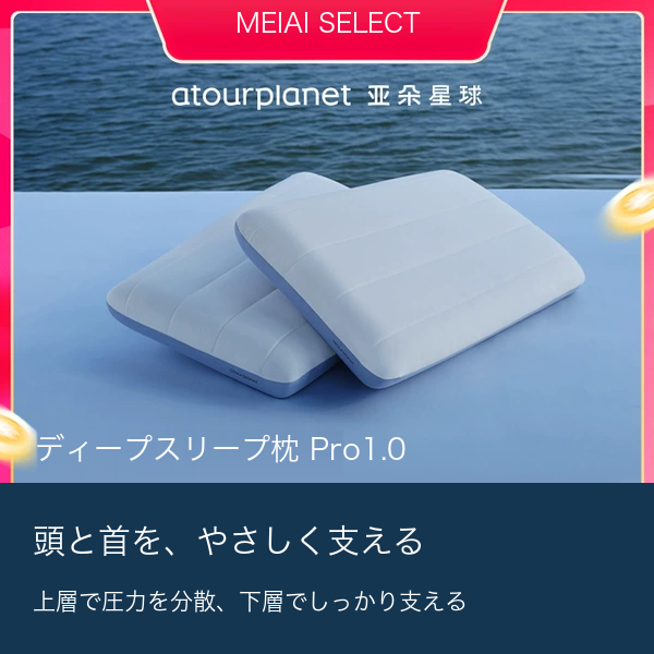 ATOUR 2層メモリーフォームピロー Pro