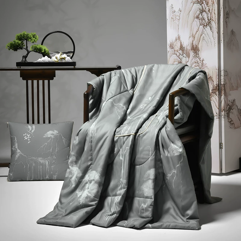 HLA クッションになる厚手ブランケット 45×45cm／110×150cm