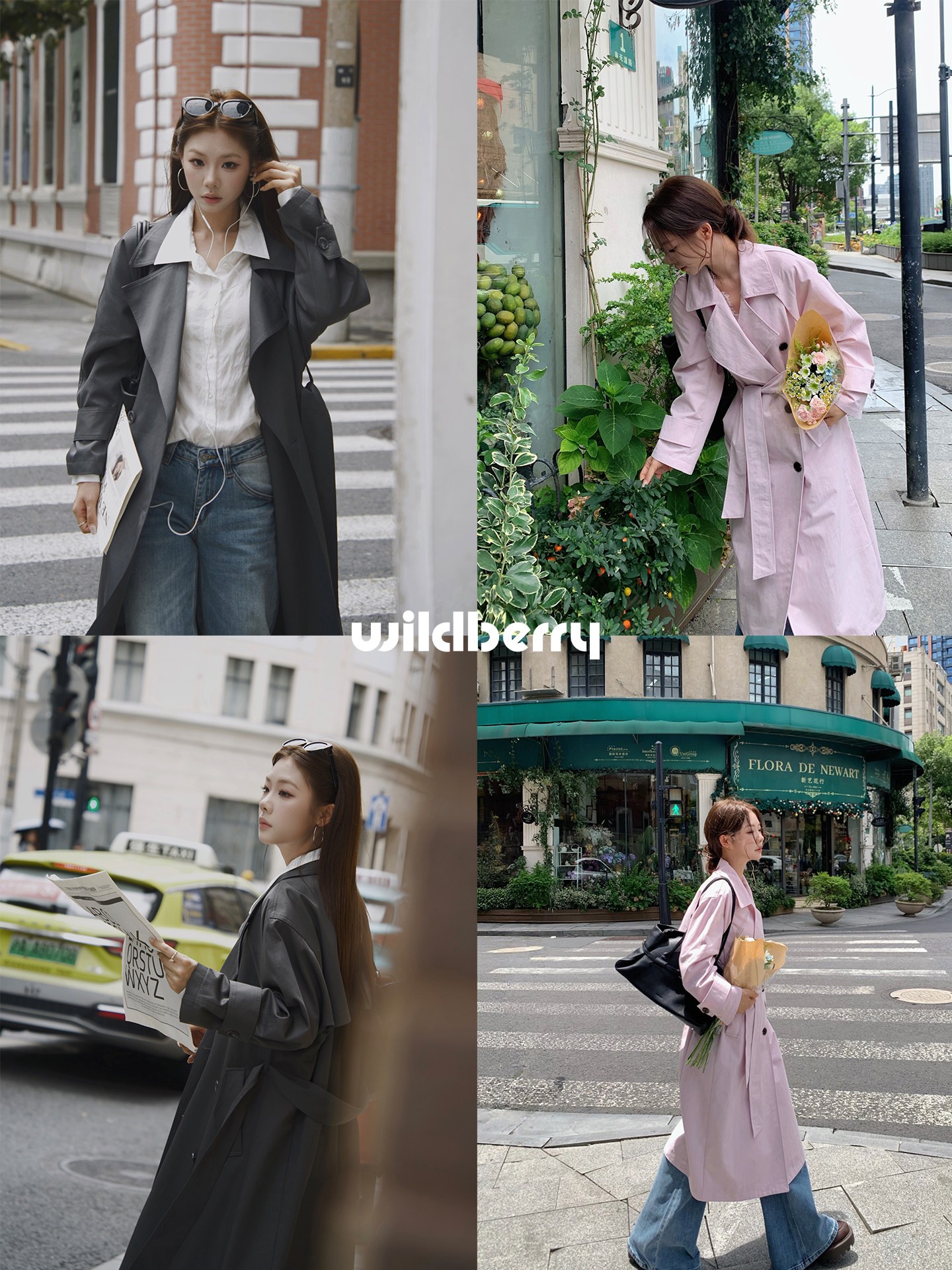 Wildberry ミドル丈 トレンチコート