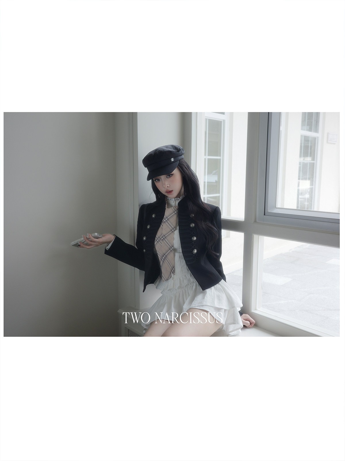 Two Narcissus チェック柄 ネックタイ