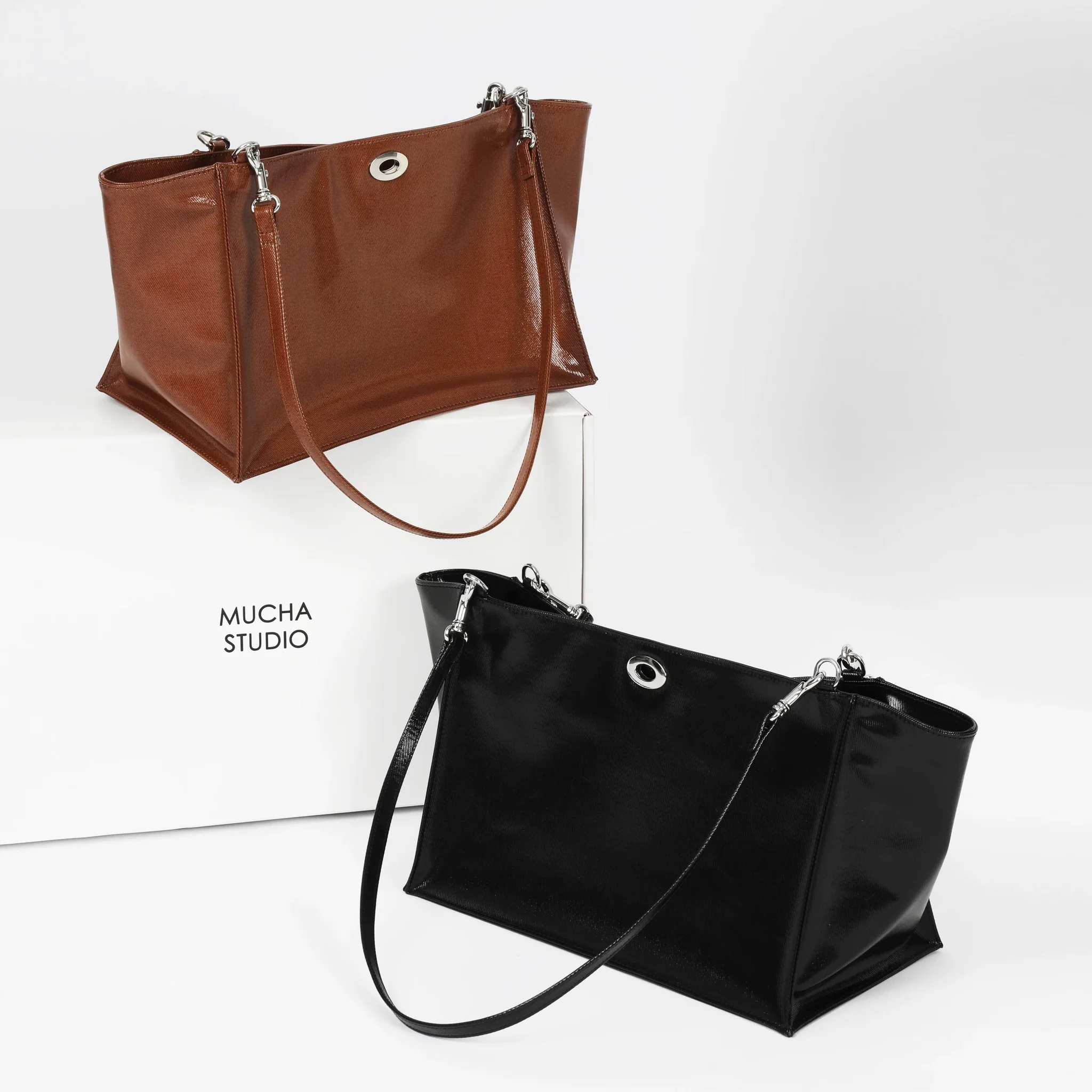 シンプル ショルダートートバッグ 商品写真 5