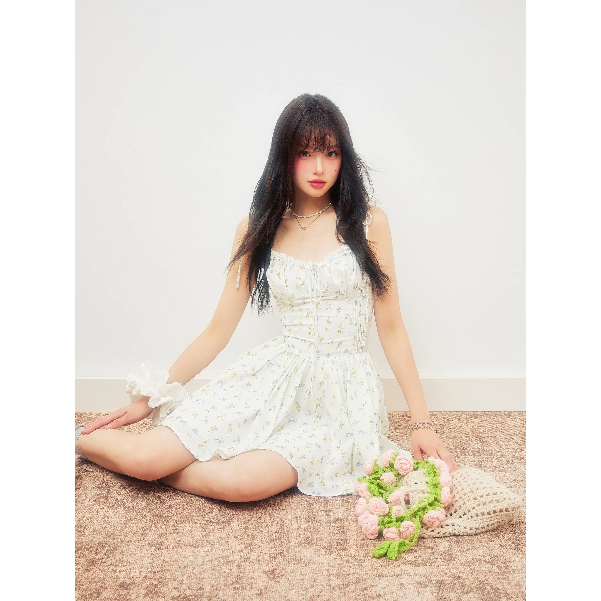 小花柄 キャミミニワンピース 商品写真