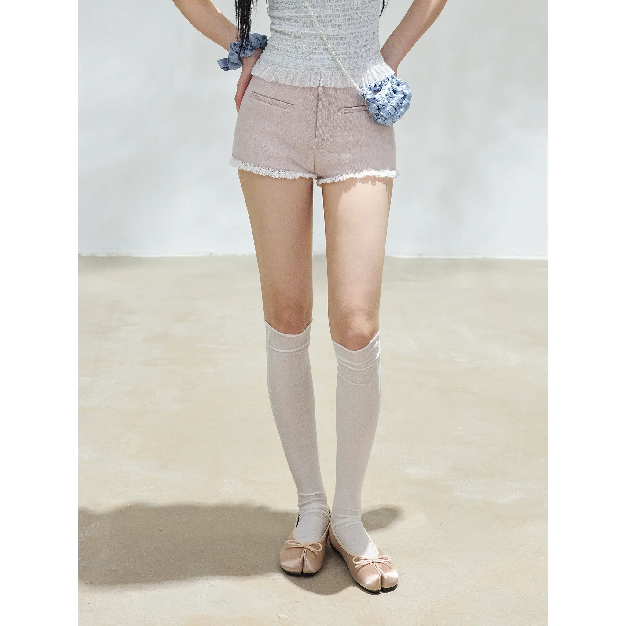 レース ハイウエストショートパンツ 商品写真