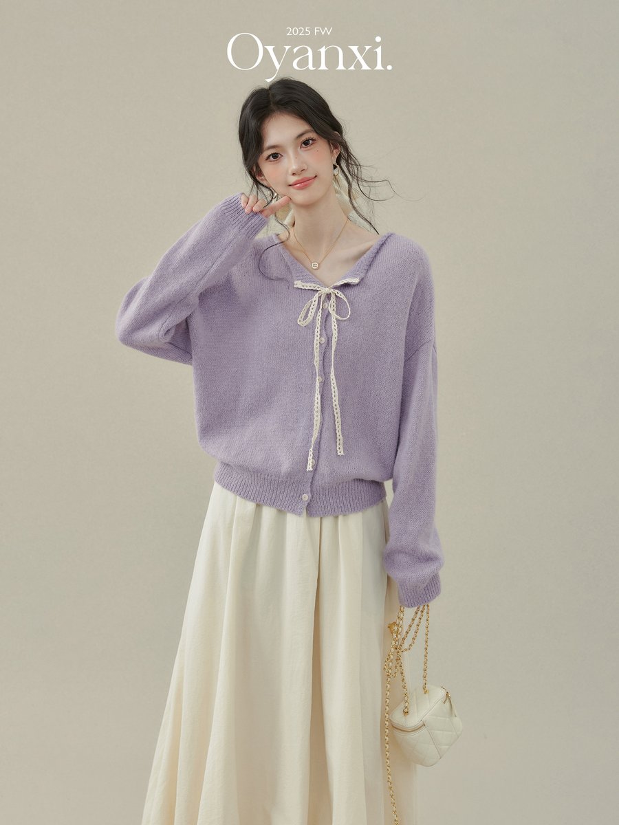 OYANXI ハイウエスト バルーン Aラインスカート