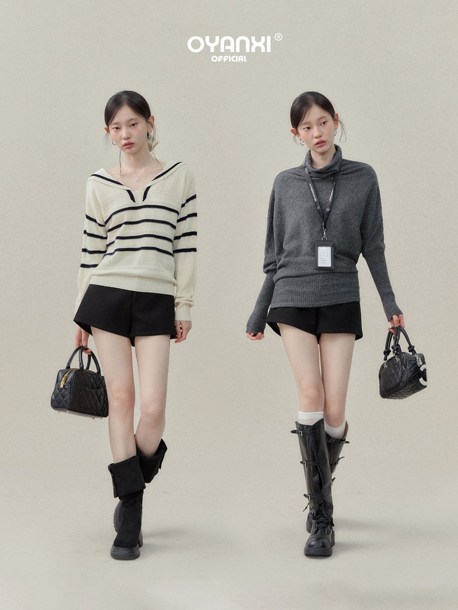OYANXI ハイウエスト Aライン ショートパンツ