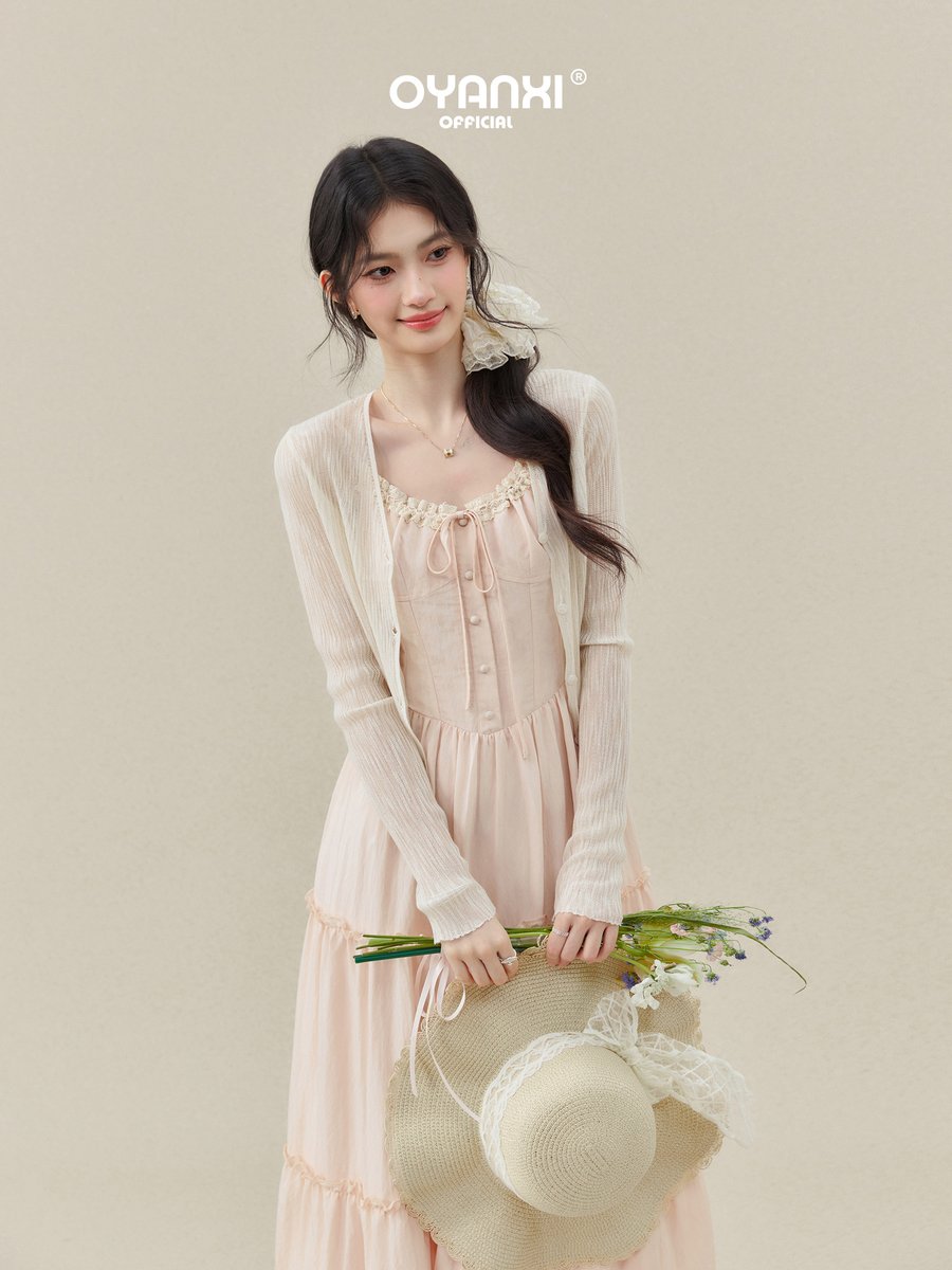 OYANXI ゆったり キャミロングワンピース