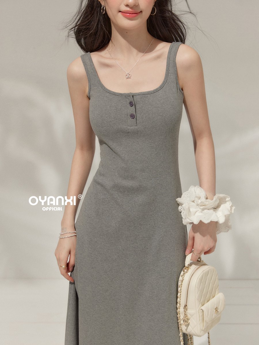 OYANXI タイトシルエット キャミワンピース