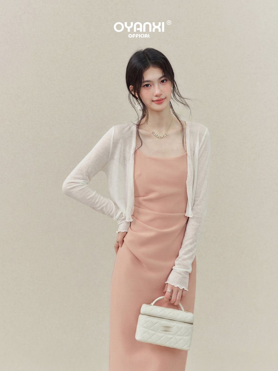 OYANXI ニット キャミソール タイトロングワンピース