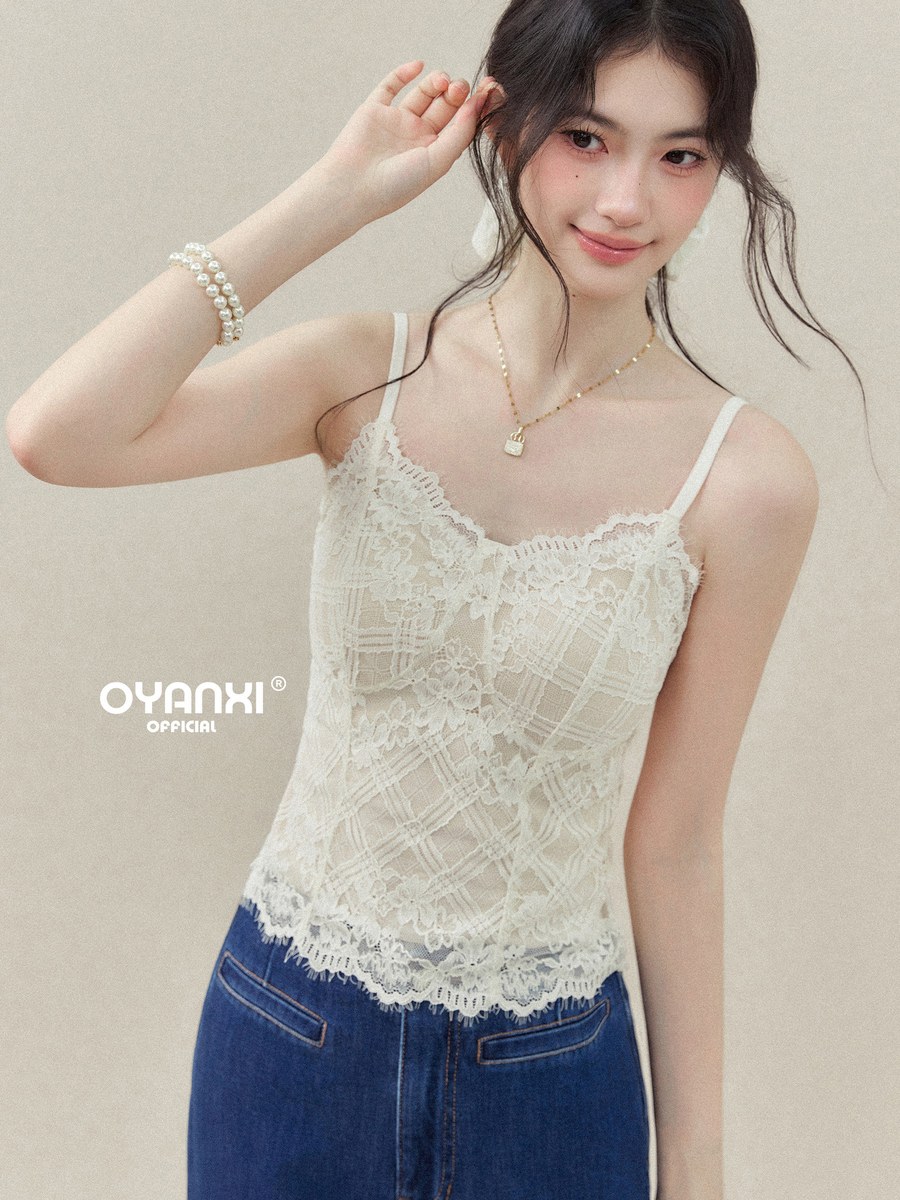 OYANXI レース インナー兼用 キャミソールトップス