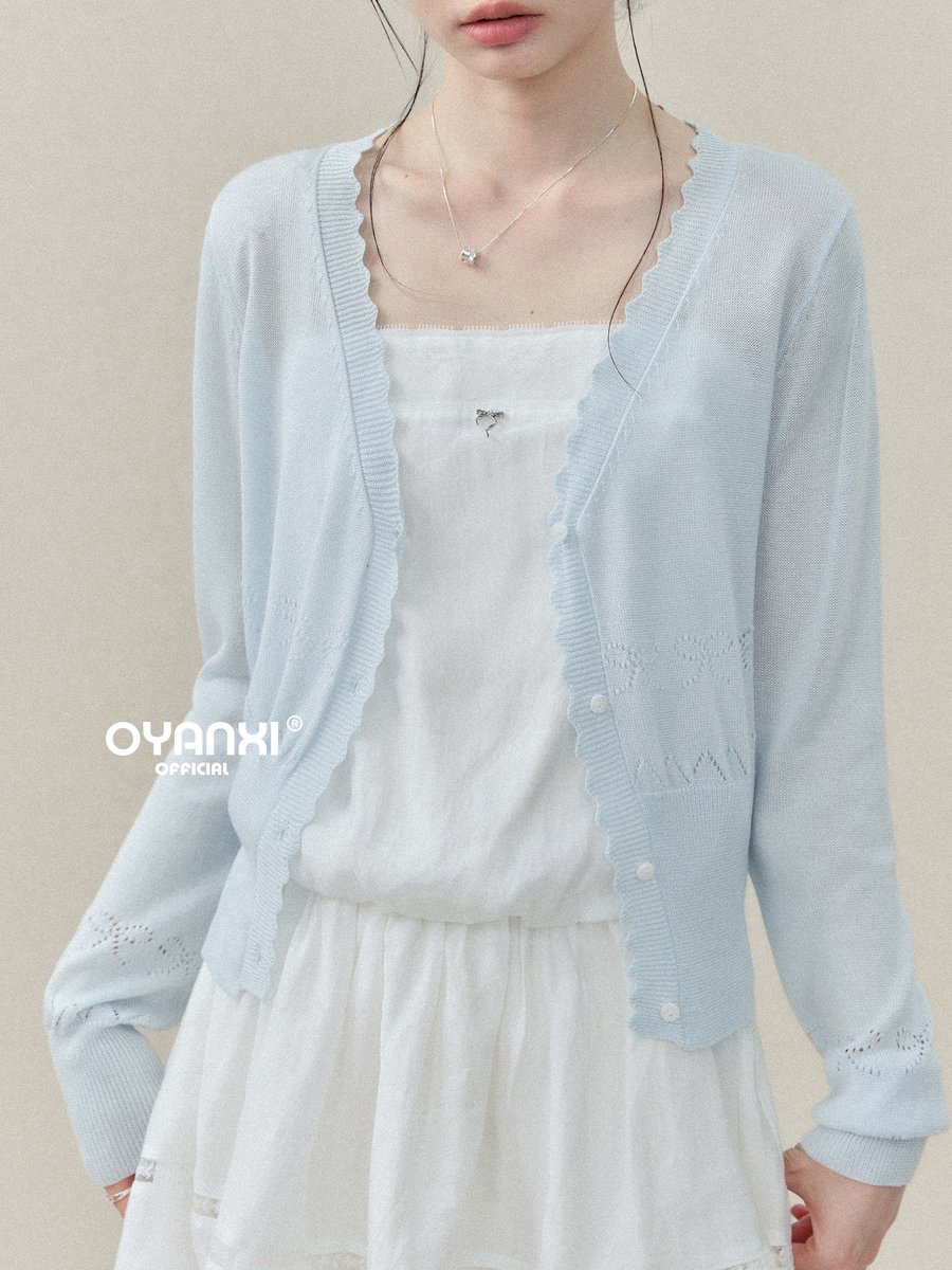 OYANXI レース スクエアネック キャミワンピース